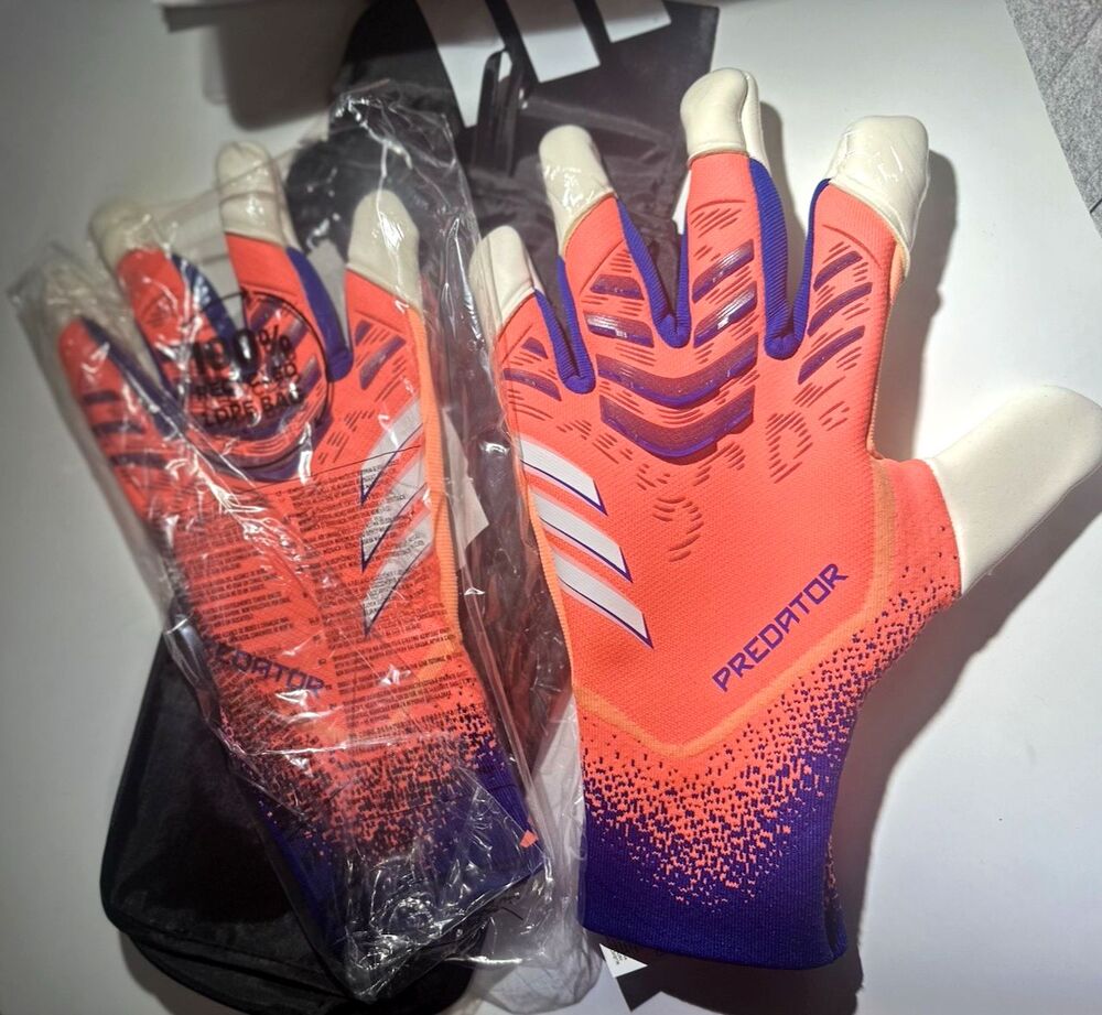 adidas Predator Pro Hybrid Goalkeeper soccer football Gloves  Size 12 JN5364 NEW